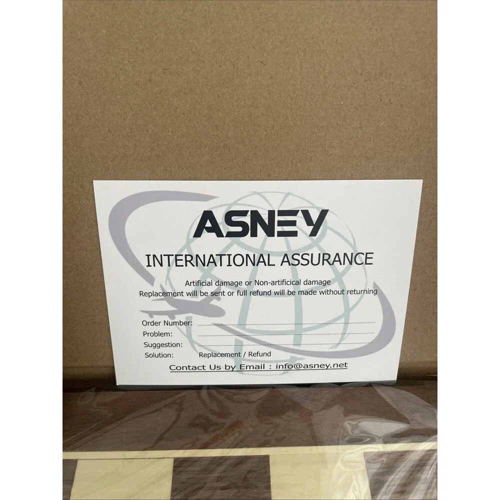 ASNEY Upgraded Magnetic Chess Set, 12” X 12” Folding Wooden Chess Set New Unopen